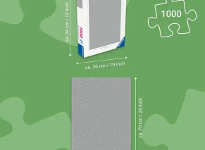 ابعاد پازل 1000 تکه