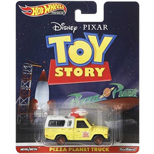 Carrinho Hot Wheels Pizza Planet Toy Story - Colecionável Escala 1:64 - Réplica Do Filme