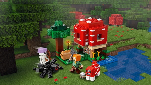 لگو Minecraft مدل The Mushroom House 21179