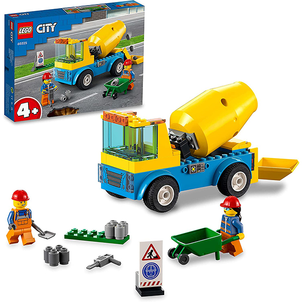 لگو City مدل Cement Mixer Truck 60325