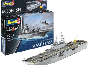 کیت ساختنی ناو جنگی Revell مدل Assault Carrier U.S.S. WASP CLASS