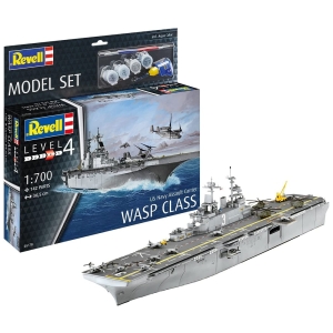 کیت ساختنی ناو جنگی Revell مدل Assault Carrier U.S.S. WASP CLASS