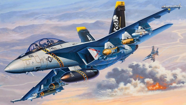 کیت ساختنی هواپیما Revell مدل F/A-18F Super Hornet