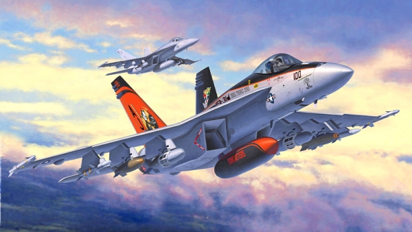 کیت ساختنی هواپیما Revell مدل F/A-18E Super Hornet