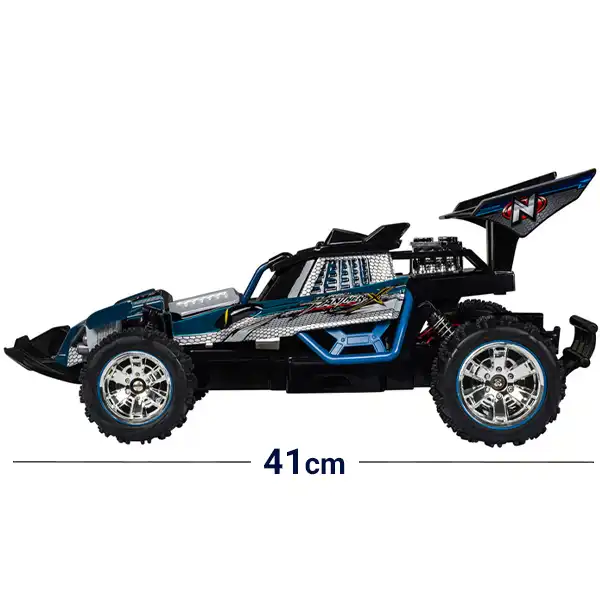 سایز ماشین کنترلی نیکو مدل TURBO PANTHER X2 آبی