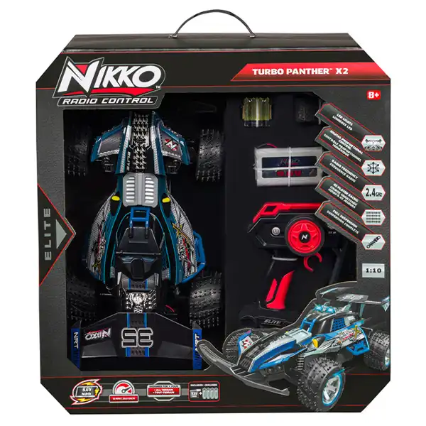 ماشین کنترلی نیکو مدل TURBO PANTHER X2 آبی 2