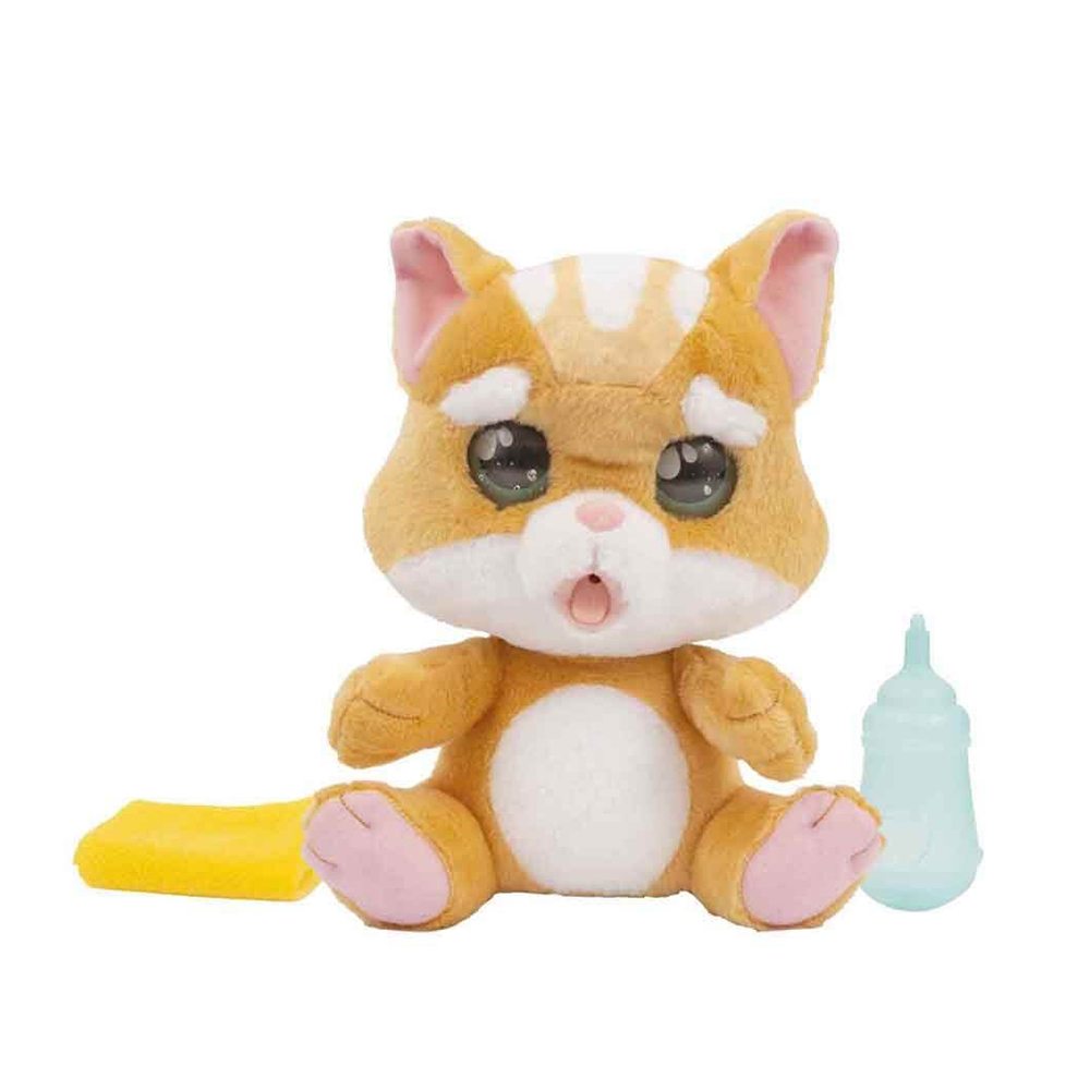 عروسک گربه احساسی زرد Cry Pets