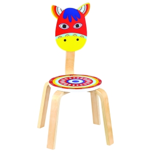 صندلی چوبی پیکاردو طرح اسب