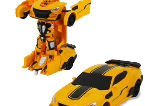ربات Transformers مدل Chevrolet زرد