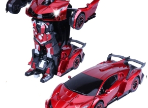 ربات Transformers مدل Lamborghini قرمز