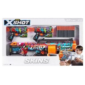 تفنگ ایکس شات X-Shot سری Skins مدل Mix Combo Pack