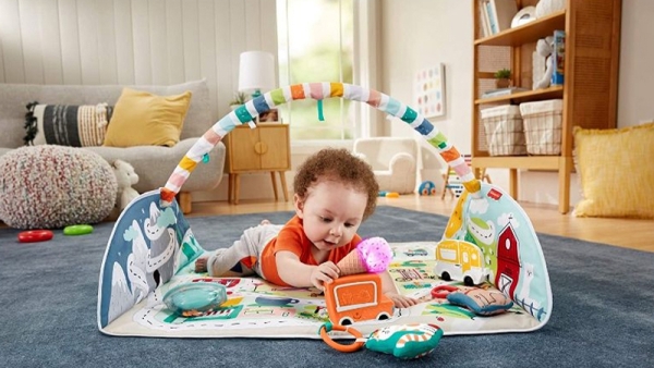 تشک بازی کودک fisher-price مدل شهری