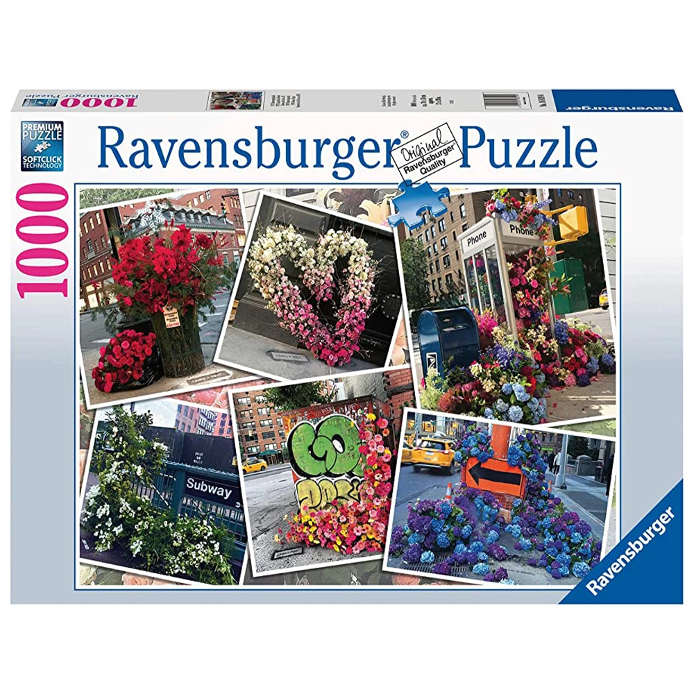 پازل 1000 قطعه Ravensburger طرح کارت گل از نیویورک