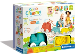 قطار سیلیکونی Clementoni مدل Sensory Train