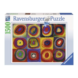 پازل 1500 رونزبرگر Ravensburger طرح مطالعه رنگ مربع‌ها و دایره‌ها