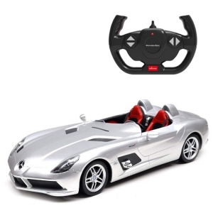 ماشین کنترلی راستار 1:12 مدل Mercedes-Benz SLR نقره‌ای