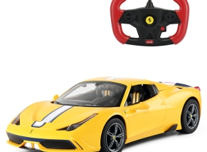 ماشین کنترلی راستار 1:14 مدل Ferrari 458 Speciale A زرد