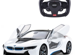 ماشین کنترلی راستار 1:14 مدل BMW i8 سفید