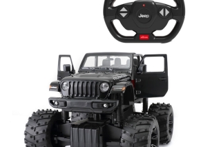 ماشین کنترلی راستار 1:14 مدل Jeep Wrangler Rubicon OFF-ROAD مشکی