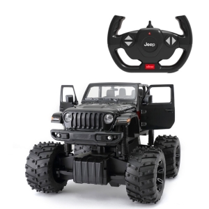 ماشین کنترلی راستار 1:14 مدل Jeep Wrangler Rubicon OFF-ROAD مشکی