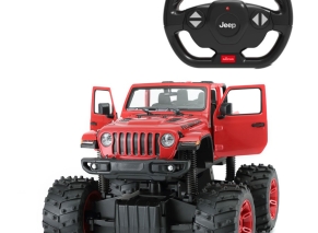 ماشین کنترلی راستار 1:14 مدل Jeep Wrangler Rubicon OFF-ROAD قرمز