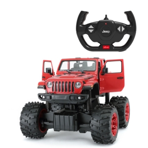 ماشین کنترلی راستار 1:14 مدل Jeep Wrangler Rubicon OFF-ROAD قرمز