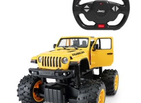 ماشین کنترلی راستار 1:14 مدل Jeep Wrangler Rubicon OFF-ROAD زرد