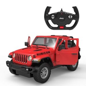 ماشین کنترلی راستار 1:14 مدل Jeep Wrangler Rubicon قرمز