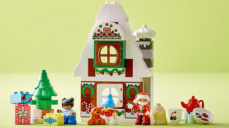 لگو Duplo مدل Santa's Gingerbread House 10976