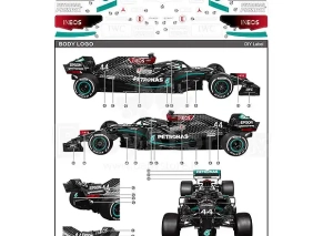 ماشین کنترلی RASTAR مدل Mercedes-AMG F1 W11 EQ Performance