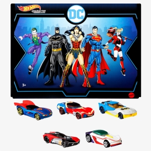 مجموعه 5 عددی ماشین Hot Wheels مدل DC Character Car