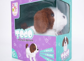 عروسک پولیشی پشتک‌زن مدل سگ Todo