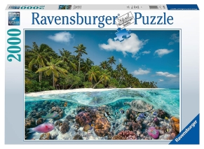 پازل 2000 قطعه Ravensburger طرح شیرجه در مالدیو