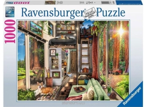 پازل 1000 قطعه Ravensburger طرح خانه کوچک جنگل ردوود