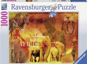 پازل 1000 قطعه Ravensburger طرح احساس آفریقا