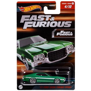 ماشین Hot Wheels مدل 72 Ford Gran Torino Sport