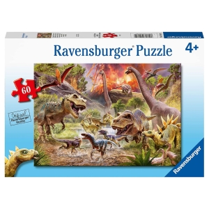 پازل 60 قطعه Ravensburger طرح فرار دایناسورها