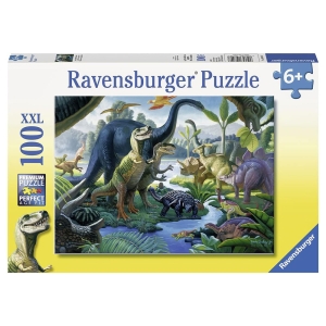 پازل 100 قطعه Ravensburger طرح سرزمین دایناسورها