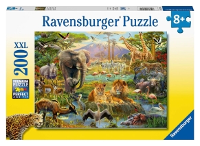 پازل 200 قطعه Ravensburger طرح حیوانات ساوانا