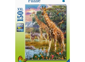 پازل 150 قطعه Ravensburger طرح زرافه‌های آفریقا