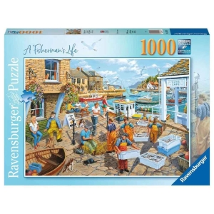 پازل 1000 قطعه Ravensburger طرح زندگی یک ماهیگیر