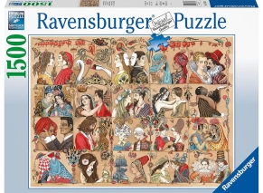 پازل 1500 قطعه Ravensburger طرح عشق در گذر زمان