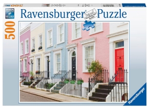 پازل 500 قطعه Ravensburger طرح خانه‌های رنگارنگ لندن