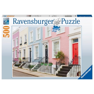 پازل 500 قطعه Ravensburger طرح خانه‌های رنگارنگ لندن