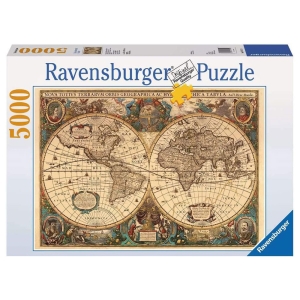 پازل 5000 قطعه Ravensburger طرح نقشه جهان باستان