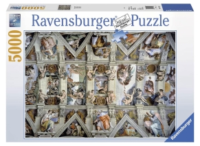 پازل 5000 قطعه Ravensburger طرح کلیسای سیستین