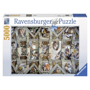 پازل 5000 قطعه Ravensburger طرح کلیسای سیستین