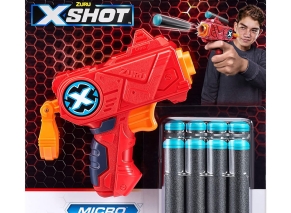 تفنگ ایکس شات X-Shot مدل MICRO قرمز