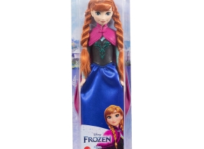 عروسک آنا فروزن 1 با شنل پلاستیکی Disney Princess