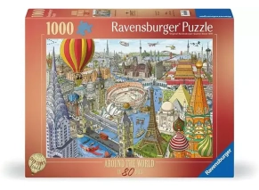 قیمت و خرید پازل 1000 تکه رونزبرگر طرح دوردنیا در 80 روز